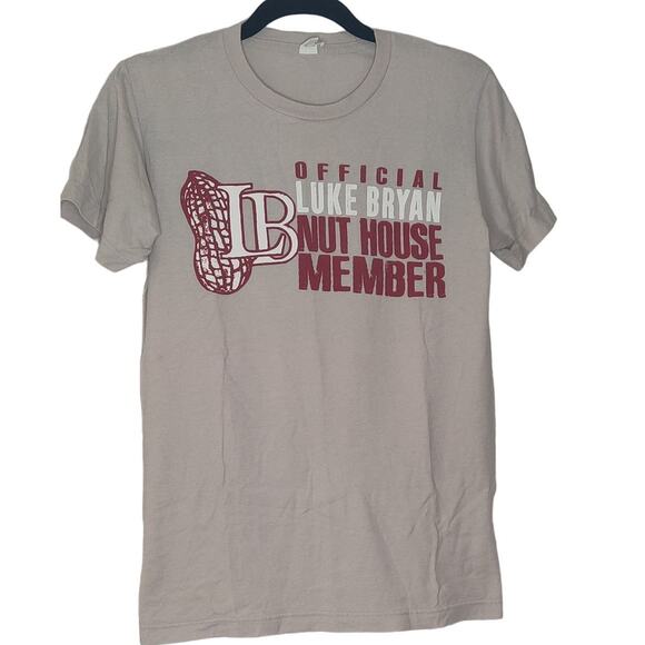 Official Luke Bryan Nut House member t-shirt fan club Country Music S - Picture 1 of 6